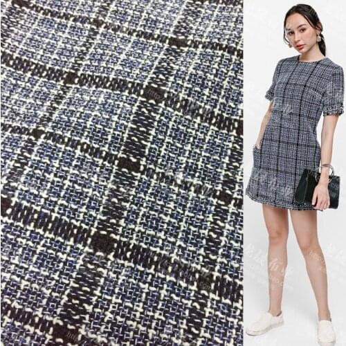 Woolen Small Fragrant Wind Cloth Sewing Clothes Mens and Womens Clothing Coats Fabrics Bags Shoes Accessories