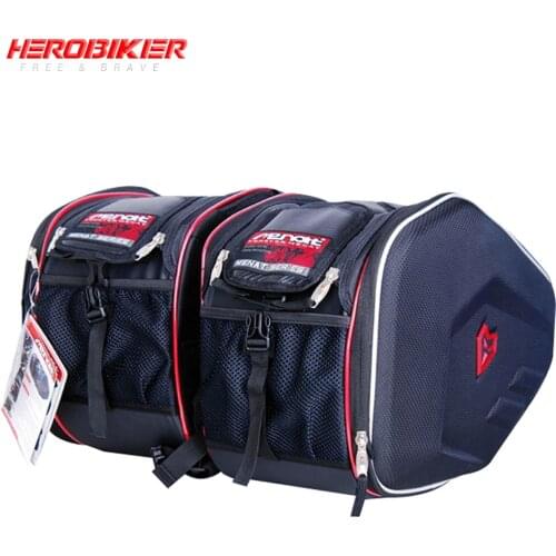 Motorcycle Bag Waterproof Side Bag Moto Tail Luggage Suitcase Saddle Bag Motorcycle Helmet Riding Travel Bags