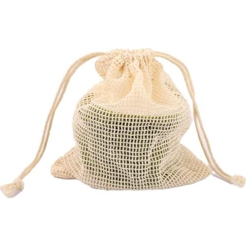 Washable Reusable Cleansing Cotton Make Up Remover Cleaning Pad Storage Mesh Bag