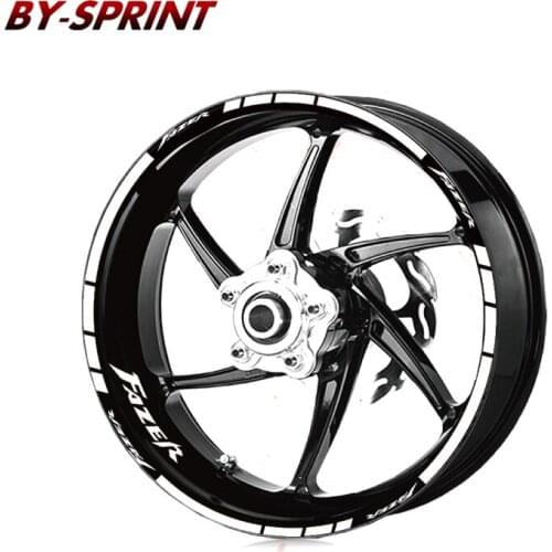For YAMAHA FAZER fazer Motorcycle Wheel Stickers Stripes Reflective Waterproof Wheel Decals Stickers 4 colors