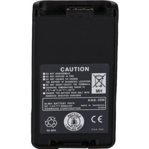 For Kenwood Radio KNB-26 2000mAh Ni-MH Battery for Kenwood KNB-26N KNB-56N TK-2360 TK-3360 NX-220
