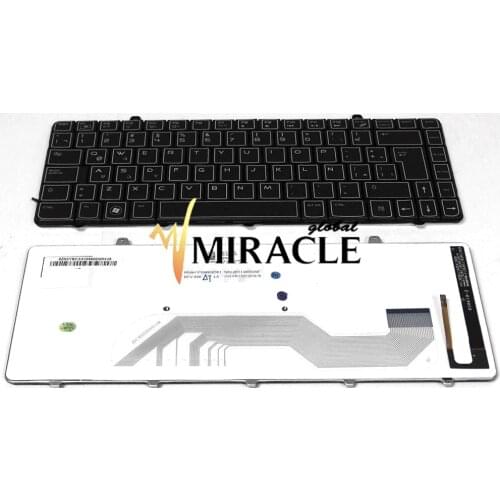 New Latin Laptop Keyboard For Dell Alienware M11X R2 M11X R3 replacement backlit keyboard SP LA black PK130CW1A16 wholesales