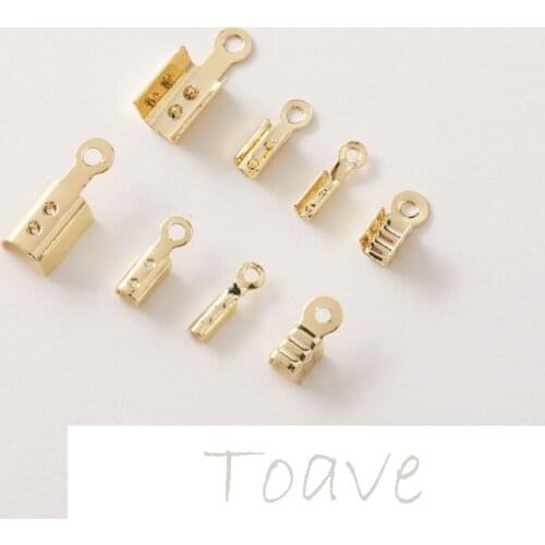 Gold-clad color protection clip line buckle rope clip diy jewelry necklace beaded accessories end buckle clip buckle