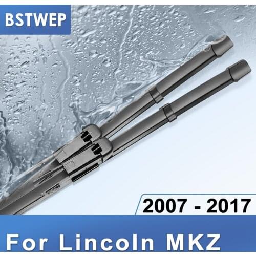 BSTWEP Wiper Blades for Lincoln MKZ Fit Pinch Tab / Hook Arms 2007 2008 2009 2010 2011 2012 2013 2014 2015 2016 2017