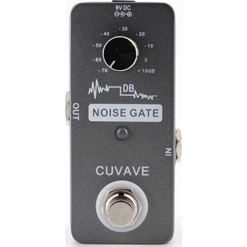 CUVAVE NOISE GATE Noise Reduction Guitar Effect Pedal Zinc Alloy Shell True Bypass High Quality Guitar Parts Accessories