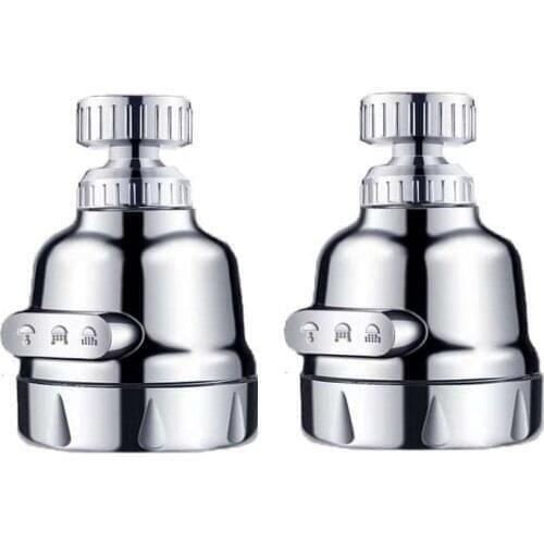 New Kitchen Shower Faucet Tap 3 Level Adjusting 360 Rotate for Water Saving Filtered Faucet Accessories Bathroom Shower Faucet