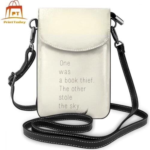 The Book Thief Shoulder Bag The Book Thief Leather Bag Woman Student Women Bags Mini Multi Function Purse