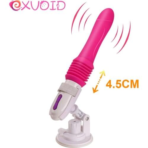 EXVOID Telescopic Vibrator Automatic Sex Machine G-spot Massager Dildo Vibrators Sex Toys for Women Masturbation Adult Products