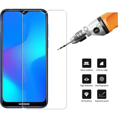 Tempered Glass For Screen Protector Protective Glass For Doogee Y8C y8 plus Cover Film FOR Doogee X90 X90L