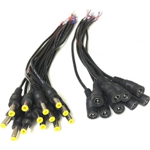 48v Electric Car eBike Lithium Battery Charger Charging Plug DC5.5*2.1 Monitoring 12v Power Supply Cord Cable Wire Female Male