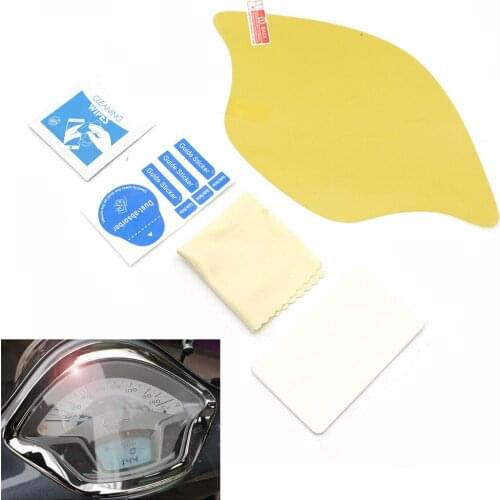 Instrument Cluster Scratch Screen Protection Film For Vespa GTS 2017 Motorcycle Dashboard Screen Protector