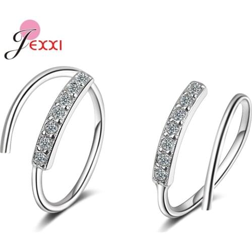 Thanksgiving Day Big Promotion Cheap Fine Real 925 Sterling Silver Cubic Zirconia Earrings For Women MotherS Best Gifts Jewelry