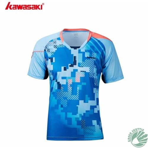 2020 Professional Kawasaki Breathable Badminton T-Shirt Quick Dry Sport Clothing Jersey For Men And Women ST-S1107