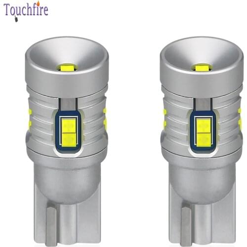 2X T10 LED W5W Canbus 194 168 Car Clearance Parking Lights Error free Interior Car Lighting Bulb White Auto Wedge Clearance Lamp