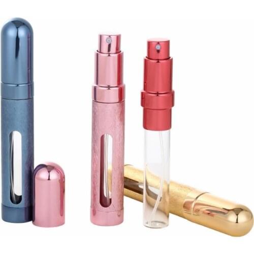 300pcs 6 Colors Perfume Atomizer Spray Bottles Empty Bottles empty cosmetic containers 12ml SN32