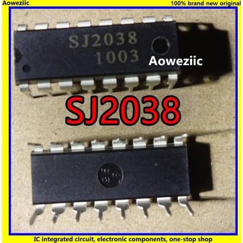 5Pcs/Lot SJ2038 J2038 2038 DIP-16 Dual-channel 3.5W Audio Power Amplifier New Original Product