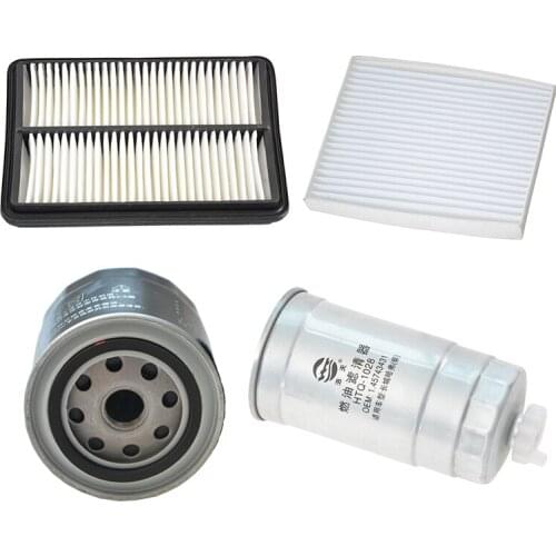 Car Engine Air Filter Cabin Filter Oil Filter Fuel Filter For Haval H3 H5 K1-1109020 8104400-BK00XA JLX-352B 1457434310