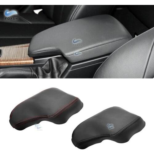 For BMW 3 Series F30 2013 2014 2015 2016 2017 2018 Microfiber Leather Interior Center Control Armrest Box Cover Protective Trim