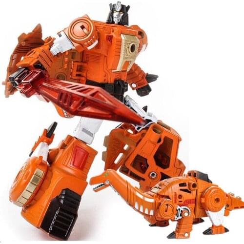 HEIMANBA New 6 in 1 Transformation Movie Toys Kids cool Anime Action Figures Collection G1 KO Dinosaur Model Classic Toys Boy