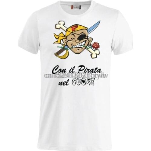 T-SHIRT PERSONALIZZATA IL PIRATA NEL CUORE MARCO PANTANI FAN