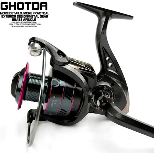 Spinning Reel 5.2:1 Gear Ratio 12+1BB 1000-7000 Saltwater Fishing Reel carretes de pesca para mar