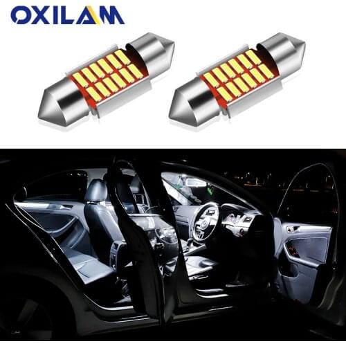 6Pcs Error Free LED Car Interior Lighting Kit For Mazda CX-5 CX5 CX 5 2019 2018 2017 Dome Map Trunk Lamp Lights DE3175 White