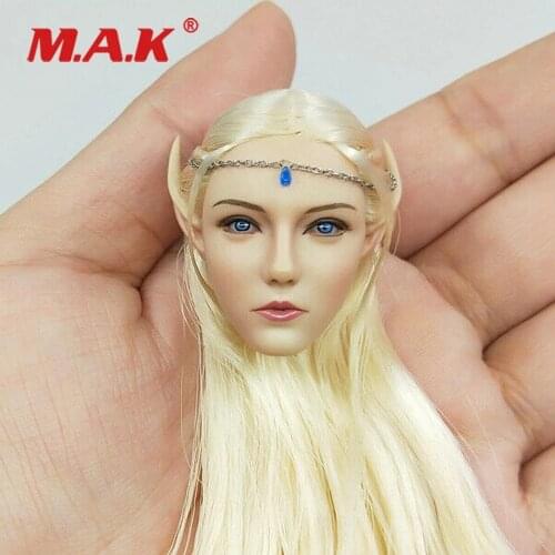 Pre-sale 1/6 scale female figure Elf Queen Emma Long-eared female head carving f pre-sale in mid-July