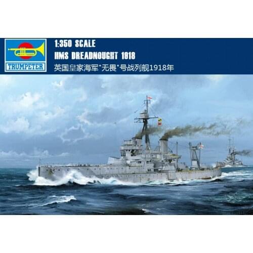 1/350 scale model HMS Dreadnought 1918 Trumpeter 05530