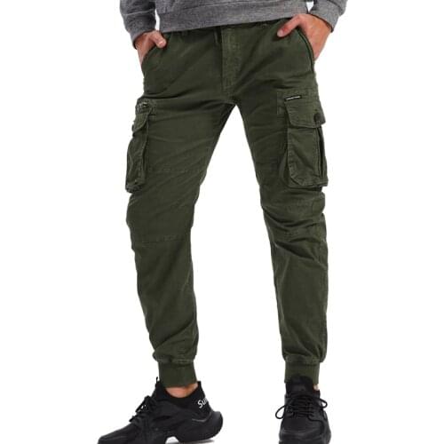 Mens Camouflage Pants Mens Casual Cotton Trousers Male Army Cargo Pants Man Khaki Joggers Sweatpants 29-40
