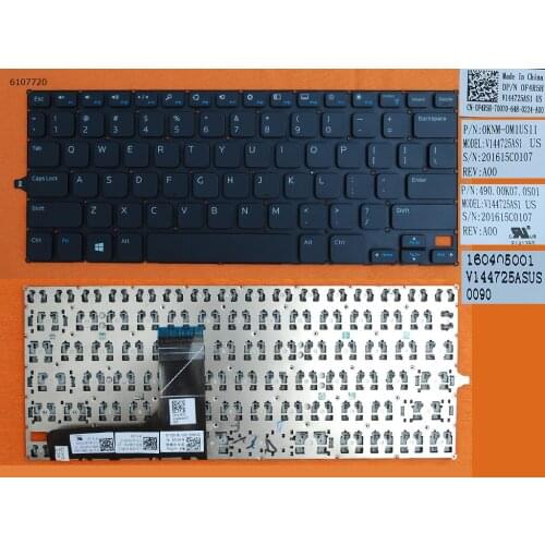 US New Replacement Keyboard For DELL Inspiron 11 3000 Series 3147 3148 3157 3158 Laptop Black NO Frame