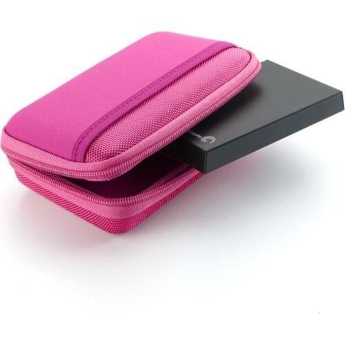 New Colorful Portable Hard Drive Case Bag Pouch for 2.5" External Hard Drive and Data Cords