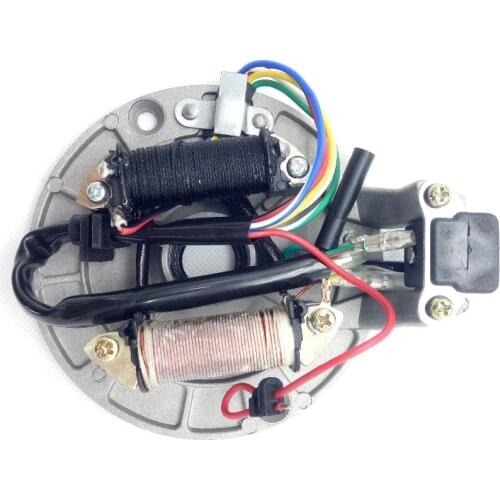 2 Coil Magneto Stator Plate For 70cc 90cc 110cc 125cc Dirt Bike ATV Go Kart Quad Buggy