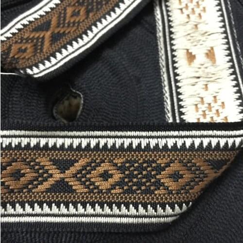 3.8cm T/C woven jacquard webbing,guitar strap webbing,handbag strap webbing,shoes webbing,apparel webbing