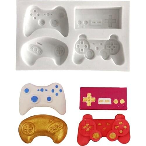 Keyboard Remote Control For Racing Toys Recreational Machine Silicone Mold Fondant Cake Chocolate Candy Decorating Tools