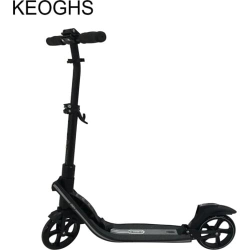 Adult children aluminium scooter New type foldable PU2wheels bodybuilding shock absorption urban campus transportation