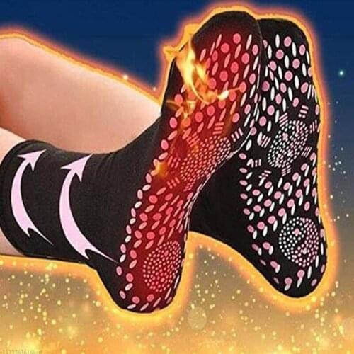 Self-Heating Health Care Socks Tourmaline Magnetic Therapy Comfortable Breathable Massage Sport Socks