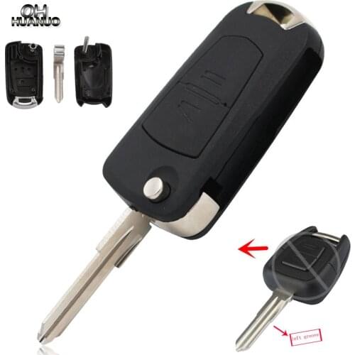 2 Buttons Folding Flip Remote Key Case Shell Fob For Vauxhall Opel Astra H Corsa D Vectra C Zafira HU46 Blade