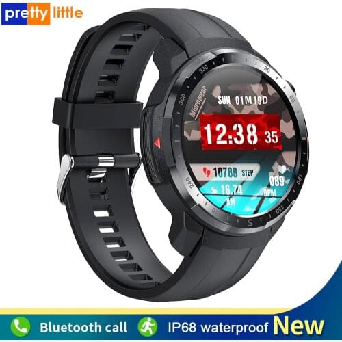 New Bluetooth Call Sports Smart Watch Men IP68 Waterproof Heart Rate 450mAh Long Battery L2-0 Fashion SmartWatch For Android IOS