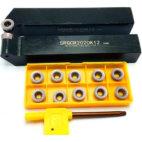 SRGCR2020K12 SRGCL2020K12 SRGCR2525M12 RGCL2525M12 lathe tool holder CNC boring bar for RPMT1204MOE VP15TF Cutting insert