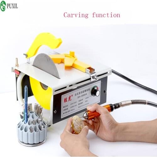 1500W High Power Multi-function Engraving Machine 0.3-6.5mm Bench Beeswax Pine Agate Jade Cutting Machine SH-9080A