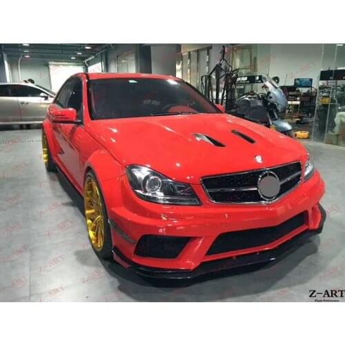 Z-ART wide body kit for W204 real C 63 AMG wide body kit for W204 C63 AMG Coupe retrofit body kit for W204 C63 AMG 2011-2014