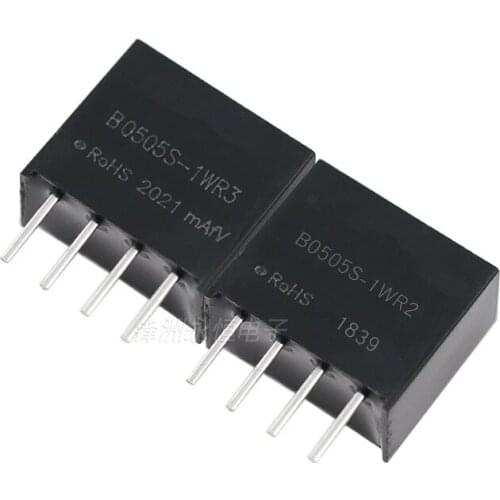 1pcs B0505S-1WR2 B0505S-1WR3 DC-DC regulated power supply module 5v to 5v brand pumuddsy Isolating Switching Power Supply