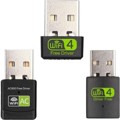 150M/300M/600Mbps Wifi Adapter Driverless Wireless Receiver Network Card Signal Receiver USB Wireless Transmitter Mini Free Driv