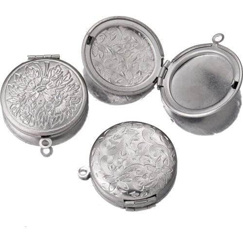 5pcs Lot Stainless Steel Open Photo Frame Pendant Necklace Pendulums Charms for Women Diy Jewelry Making Designer