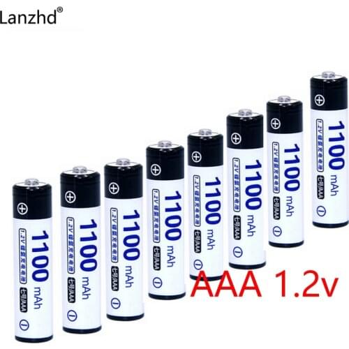 AAA rechargeable battery 1100mA Ni-MH batteries 1.2V in Actual High Capacity Batteries Cell For toy flashlight Cameras