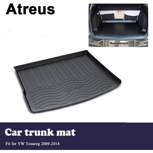 Atreus Car Trunk Cargo Floor Liner Tray Mat Protection Blanket For VW Touareg 2009 2010 2011 2012 2013 2014 2015 2016 2017 2018