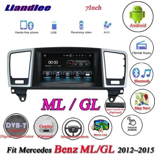 Car GPS Navigation Multimedia Player For Mercedes Benz MB/M/GLE/ML/W166/63/250/350 Android Screen Auto Carplay Radio Stereo