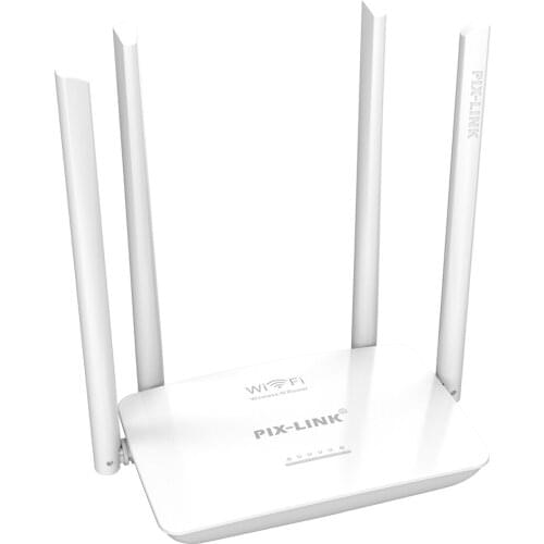 LV-WR08 300Mbps Wireless Router High-speed WiFi Router with 4 External Antennas Support WPA/WPA2 Encryption White EU/US Plug