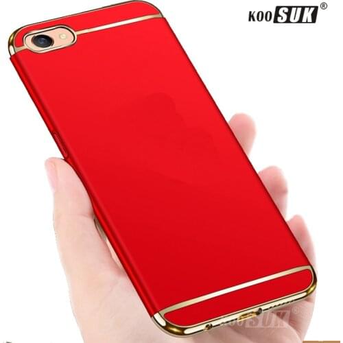 OPPO A3 Hard Case Back Cover 3 in 1 Full Protection Phone Case For OPPO A3 A 3 6.2inch Gold Plated Original Bags Red New Listing