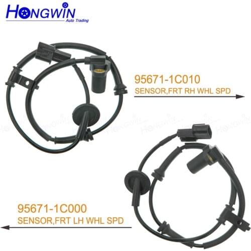 HW 95671-1C000 & 95671-1C010 Front LEFT & Right ABS Wheel Speed Sensor for HYUNDAI GETZ TB ONE SET